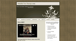 Desktop Screenshot of mindfulyoutherapy.com